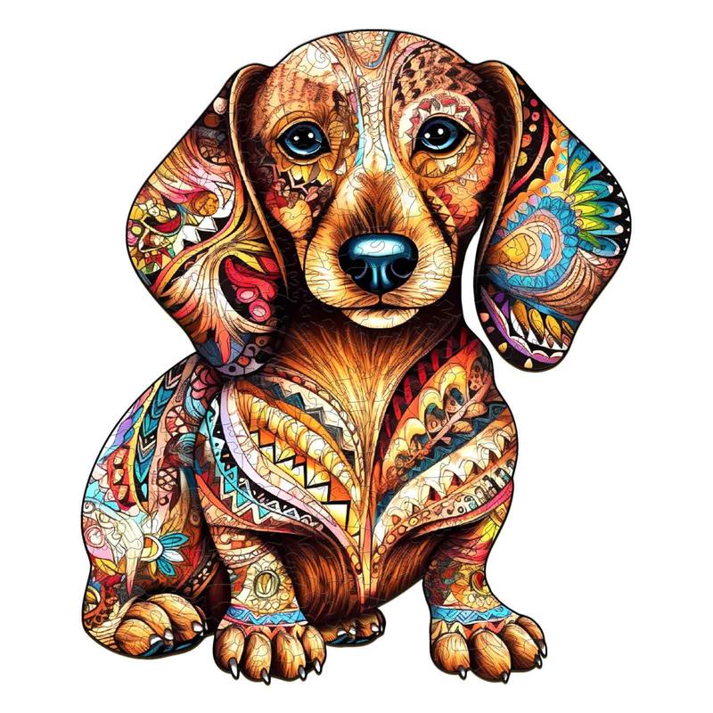 Dachshund 3 Wooden Jigsaw Puzzle - Perfect for Kids and Adults