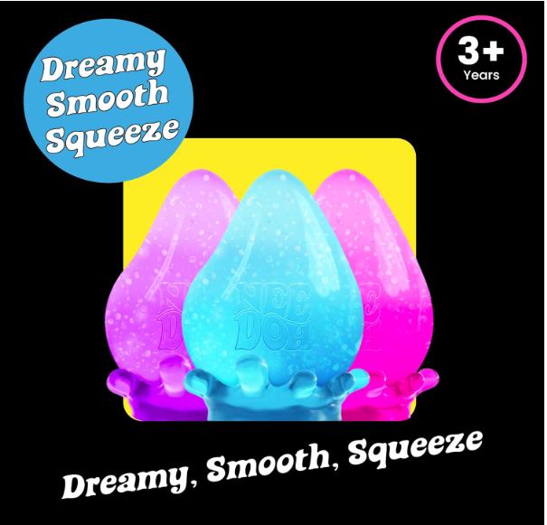 NeeDoh Dream Drop - Sensory Squeeze Toy with Dreamy Smooth Squeeze - 3