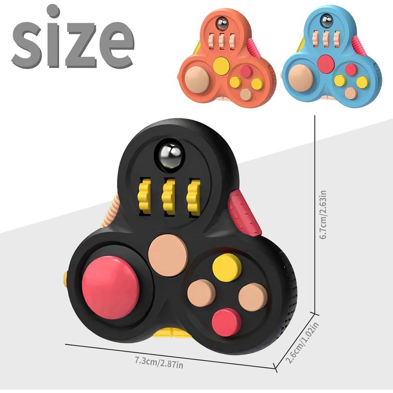 BIG SALE 51% 3PCS Fidget Spinner Toy, 3 Count Creative Stress Relief Toy, Colorful Paint Palette Design Finger Toy, Novelty Toys for Teens & Adults