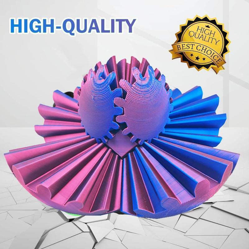 Creative 3D Rotating Gear Ball, 1 Count Colorful 3D Puzzle Ball, Stress Relief Toy for Home School Dormitory Car Office