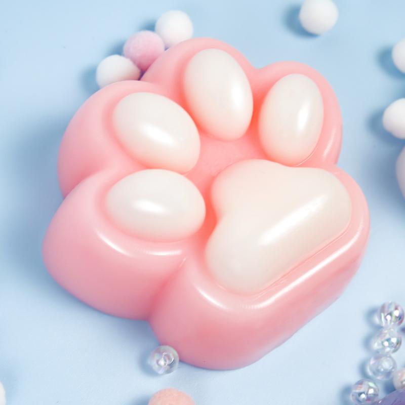 2025 Desktop Relieve Gadgets Stress Relief Toys Cat Paws Taba Squishy Cute Squeeze Toys Slow Unique Gift for Kids and Adults  -Rebound Toy, Hamster Cat Claw Pinch Toys fushigi ball  movietoys juguetes de