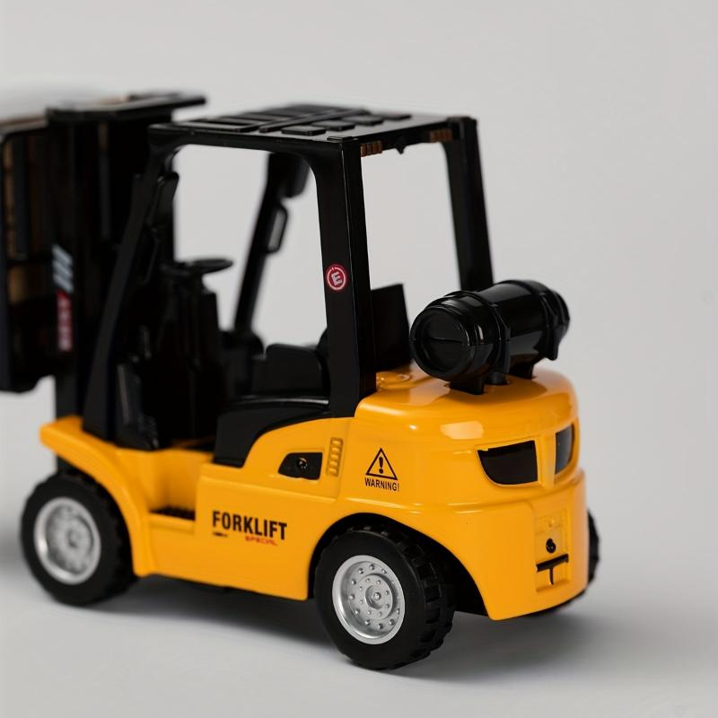 Simulation Alloy Forklift Toy Car, Construction Theme, Pull Back Action