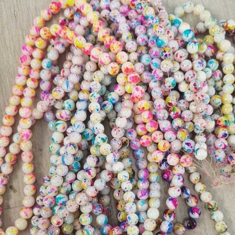 Random 10mm bead strands 2 strands