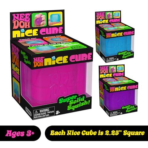 Schylling NeeDoh Nice Cube - Sensory Squeeze Toy with Super Solid Squish - 2.25