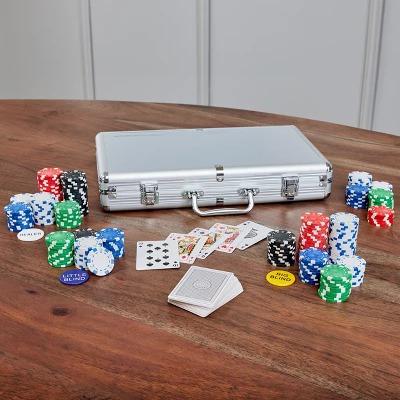 Game Gallery Poker Set with Professional Weight Poker Chips 400pc