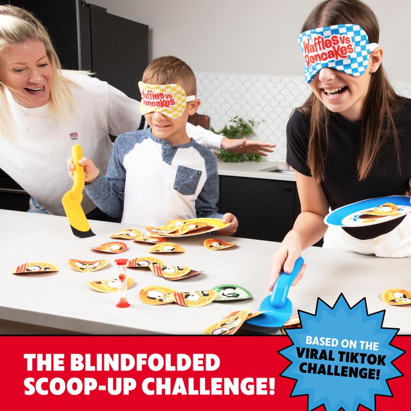 Waffles vs Pancakes - The Breakfast Scoop Up Game for Families - Family Game Night by What Do You Meme?