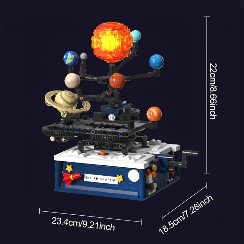 Educational Solar System Building Blocks - The Perfect Primary School Birthday Gift and Model for Rotating Learning Science and Astronomy