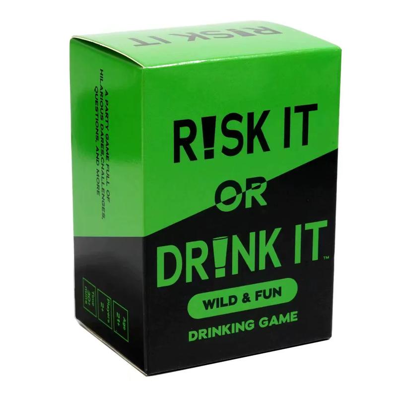 Fun Drinking Game for Parties: 150 Hilarious Dares & Risky Questions for Adults Games Nights - Adult Cards for Party Pregames, College or Bachelorette