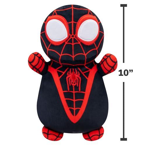 Squishmallows Original Marvel Spidey and His Amazing Friends 10-Inch Spin HugMees - Medium-Sized Ultrasoft Official Jazwares Plush