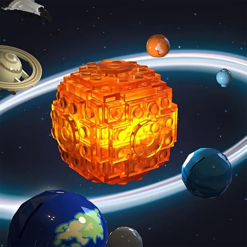 Educational Solar System Building Blocks - The Perfect Primary School Birthday Gift and Model for Rotating Learning Science and Astronomy