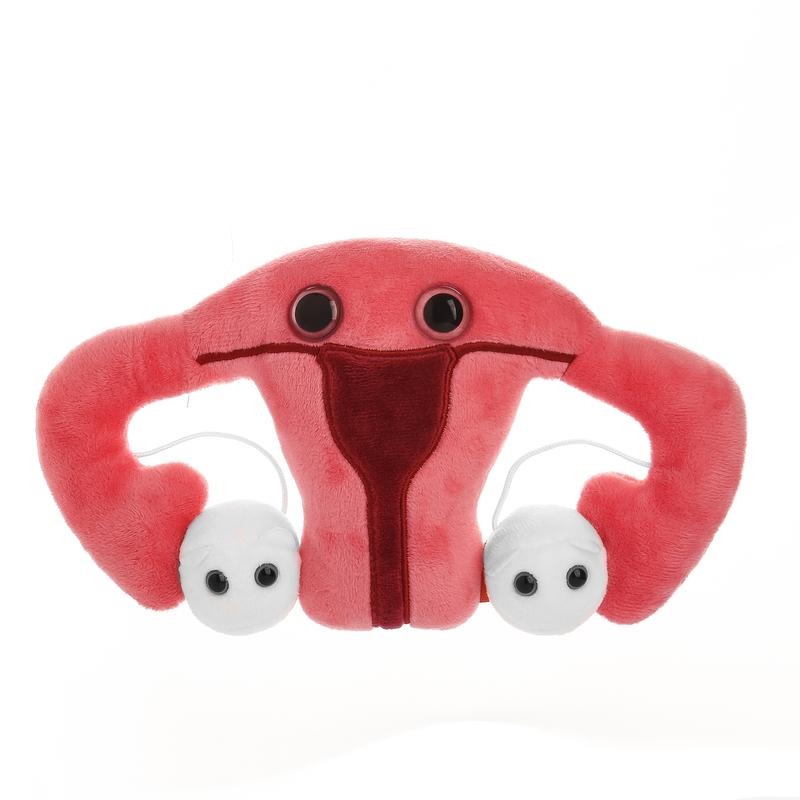 GIANTmicrobes Uterus Plush, Uterus Gifts, Hysterectomy Gifts, Obgyn Gifts, Feminist Gifts, Fertility Gift, Uterus Stuffed Animal, Endo Gifts