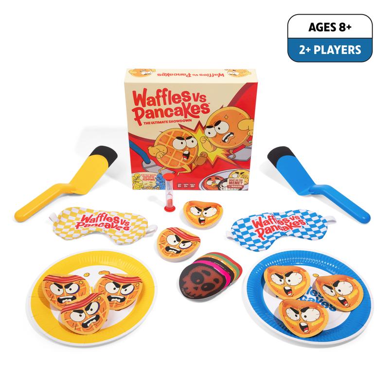 Waffles vs Pancakes - The Breakfast Scoop Up Game for Families - Family Game Night by What Do You Meme?