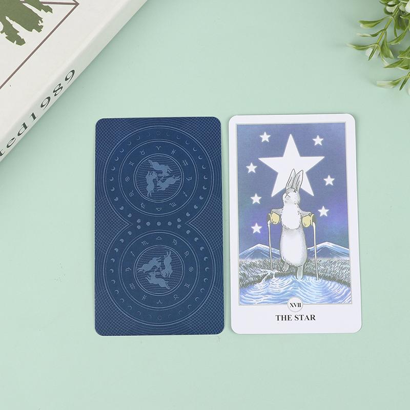 New Fashion 78pcs Tarot Lunalapin Rabbit Tarot Deck Tarot Cards Tarot Card Game Party Game  Funny Toys