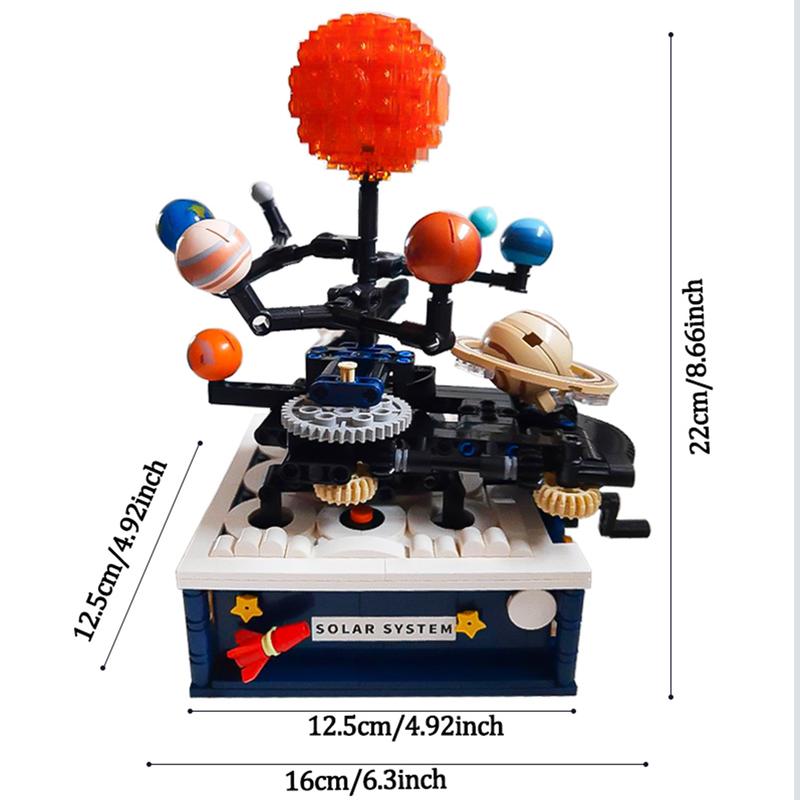 Educational Solar System Building Blocks - The Perfect Primary School Birthday Gift and Model for Rotating Learning Science and Astronomy