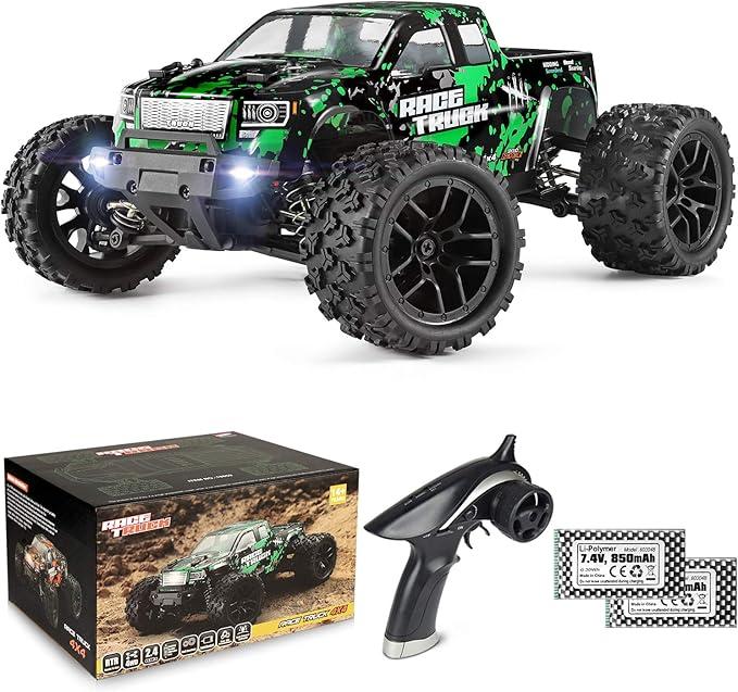 RC Cars Remote Control Car for Boys Girls And Adults, 1:10 Scale RC Car,The Ultimate Stunt twist Car for Young Adventurers, 2.4GHz 2WD All Terrain RC Car with 2 Rechargeable Batteries,360° Rotating RC Crawler.Christmas Gifts.Random color, Random packaging