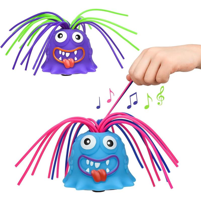 MVPTGRS Fatidge Toys Stress Relief and Anti Anxiety Toys, Fun Hair Pulling Fidget Screaming Monster Toys, Different Screams Made by Hair Pulling, for 3 4 5 6 7+ Kids Boys and Girls