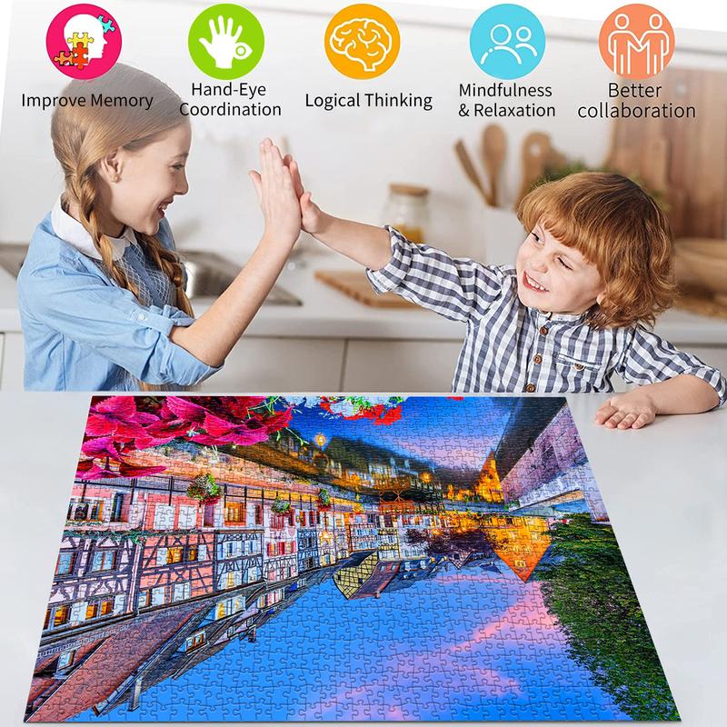 Huadada jigsaw puzzle  1000 pieces   Homepage Innovation Creative gift Interactive game for adults and children Family brainstorming for parents and grandparents Educational game