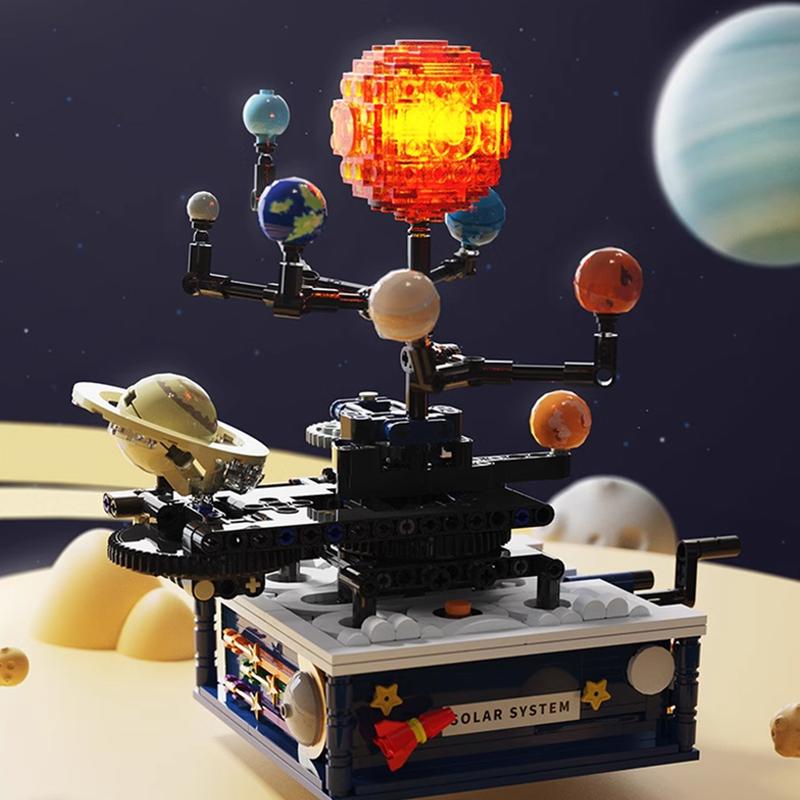 Educational Solar System Building Blocks - The Perfect Primary School Birthday Gift and Model for Rotating Learning Science and Astronomy