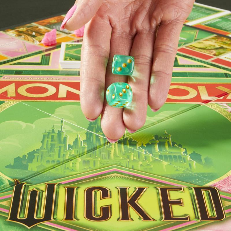 Monopoly Wicked Edition Board Game | Family Fun for Kids, Teens, and Adults | Classic Game Night Entertainment for Ages 8+ | Perfect Gift for Fans of Wicked