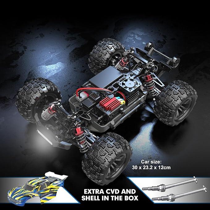 RC Cars Remote Control Car for Boys Girls And Adults, 1:10 Scale RC Car,The Ultimate Stunt twist Car for Young Adventurers, 2.4GHz 2WD All Terrain RC Car with 2 Rechargeable Batteries,360° Rotating RC Crawler.Christmas Gifts.Random color, Random packaging