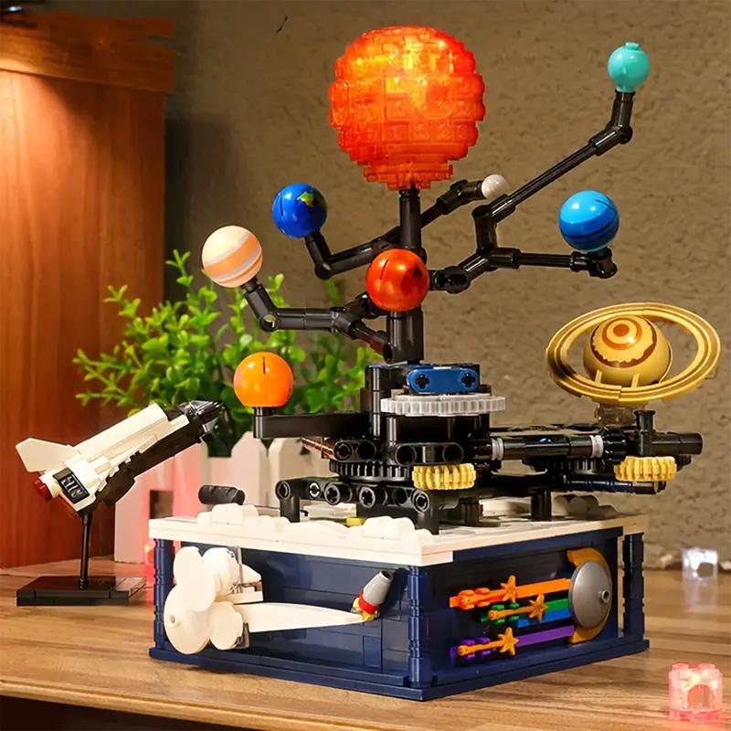 Educational Solar System Building Blocks - The Perfect Primary School Birthday Gift and Model for Rotating Learning Science and Astronomy