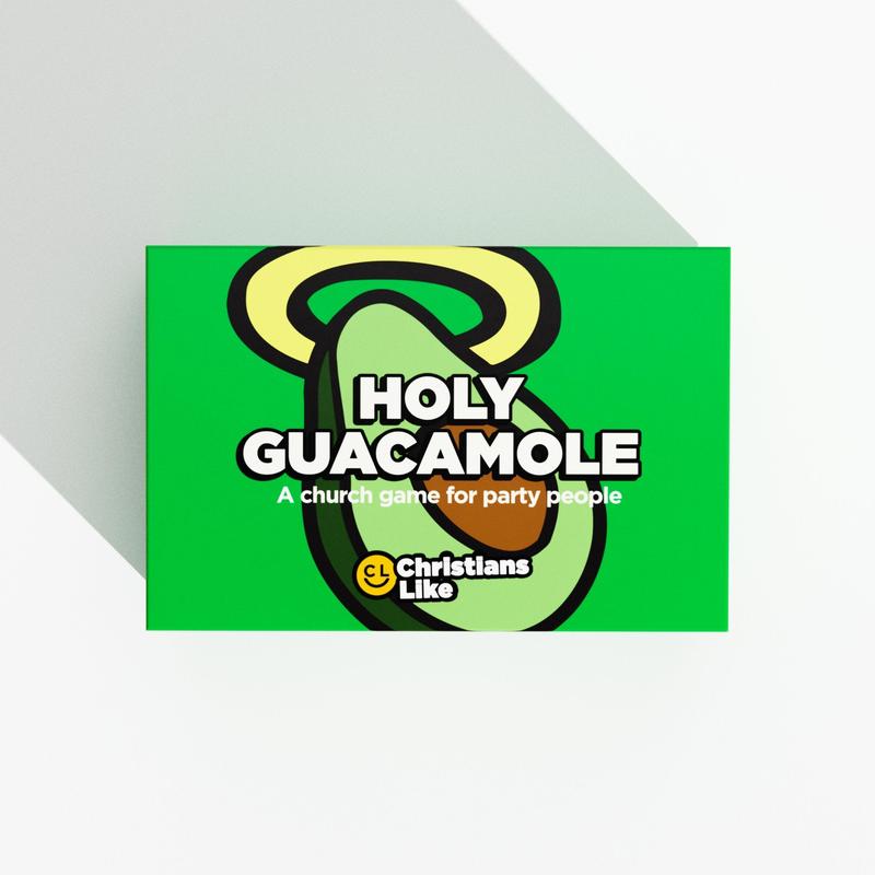 Holy Guacamole - Church Game for Party People - Christian Guessing Game (Explain, Charades, One-Word) - 360 Bible Cards - Bible Trivia for Families, Small Groups, Youth Groups, Bible Studies