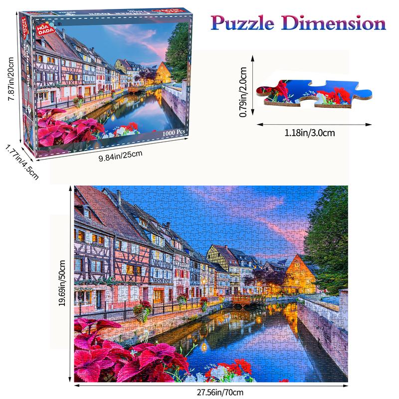 Huadada jigsaw puzzle  1000 pieces   Homepage Innovation Creative gift Interactive game for adults and children Family brainstorming for parents and grandparents Educational game