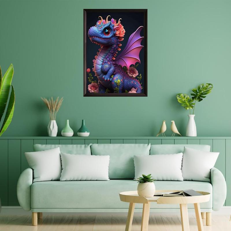 Dragon Diamond Painting Kits for Adults,Dragon Diamond Art Kits for Adults,Dragon Gem Art Kits for Adults for Gift Home Wall Decor 12x16inch