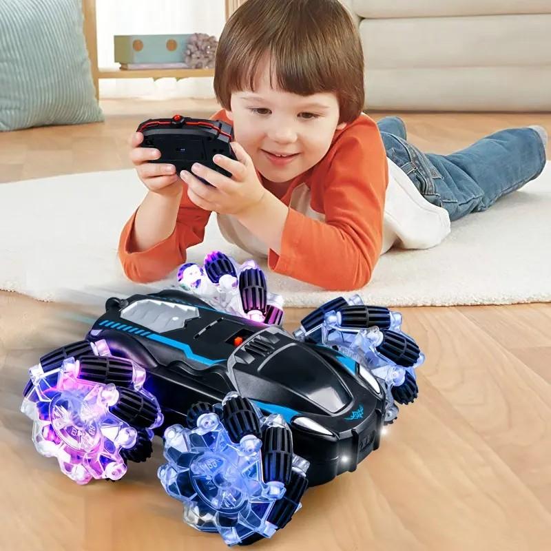 RC Double Side Stunt Car with Colorful Light Remote Control Toys electric rc