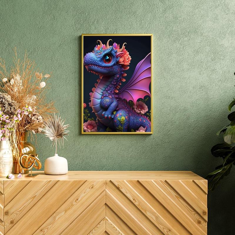 Dragon Diamond Painting Kits for Adults,Dragon Diamond Art Kits for Adults,Dragon Gem Art Kits for Adults for Gift Home Wall Decor 12x16inch