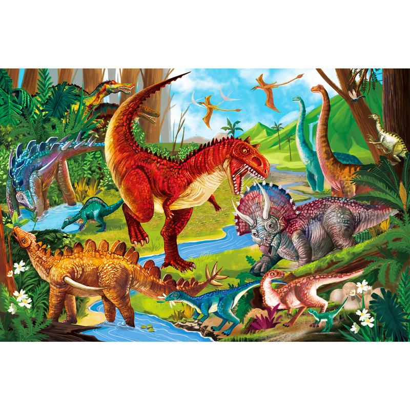 Huadada: 100 puzzles for adults, toddler puzzles，Jurassic Park, perfect for home décor holiday gifts, family games, grandparents brainstorming