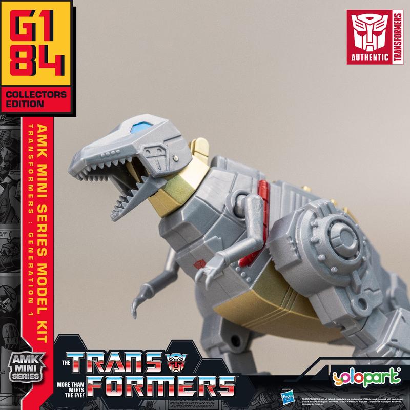 Transformers Toys: Generation 1 Series - Optimus Prime, Bumblebee, Grimlock, Megatron, Soundwave and Starscream- 4.72 Inch Pre-assembled Model Kit from the YOLOPARK AMK MINI Series