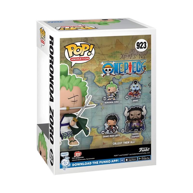 Funko Pop! One Piece Roronoa Zoro Vinyl Figure #923 vinyl figure