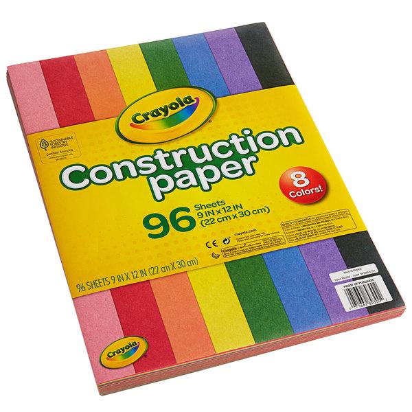 Crayola 96 Sheet Multi-Colored Construction Paper