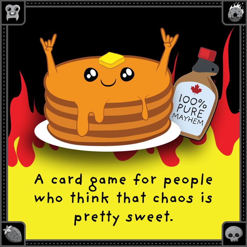 Anarchy Pancakes Fast-Paced Matching Card Game by Exploding Kittens - Family-Friendly Party Game for Kids & Families - Ages 7+