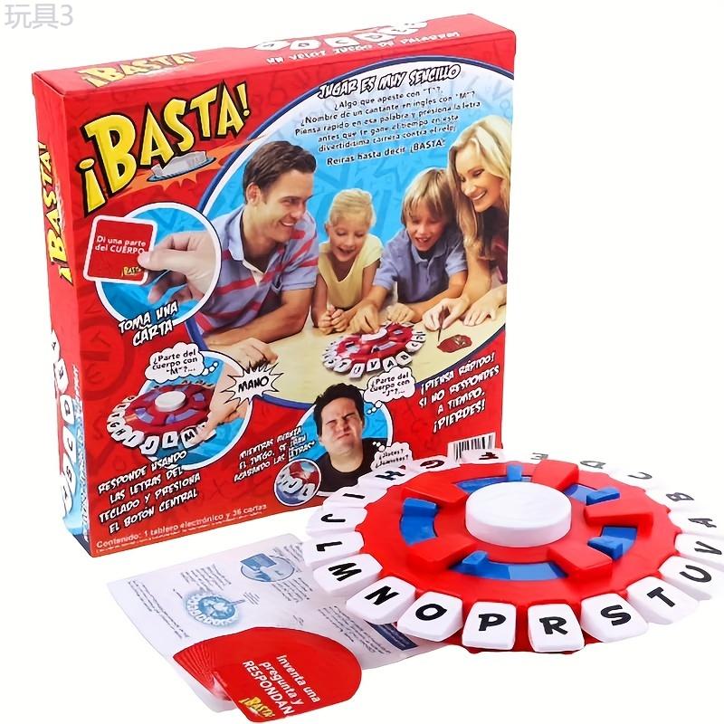 BASTA Fast-Paced Spanish Board Game - Standard Edition - 1pcs - Educational Word Game for Ages 14+ - Durable Plastic Construction - Ideal for Family Fun and Parties