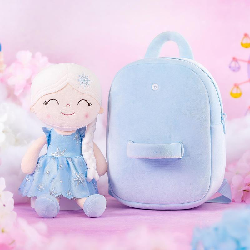 (Live Only)Gloveleya 9-inch Manor Princess Dolls Toy Back Pack