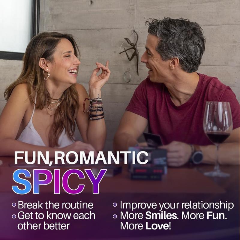 Why Don't We - Spice IT UP - Super Fun Couples Games for Date Nights: 150 Cards with Conversations, Spicy Dares & More - Best Date Night Games for Couples - Romantic Adult Couple Games