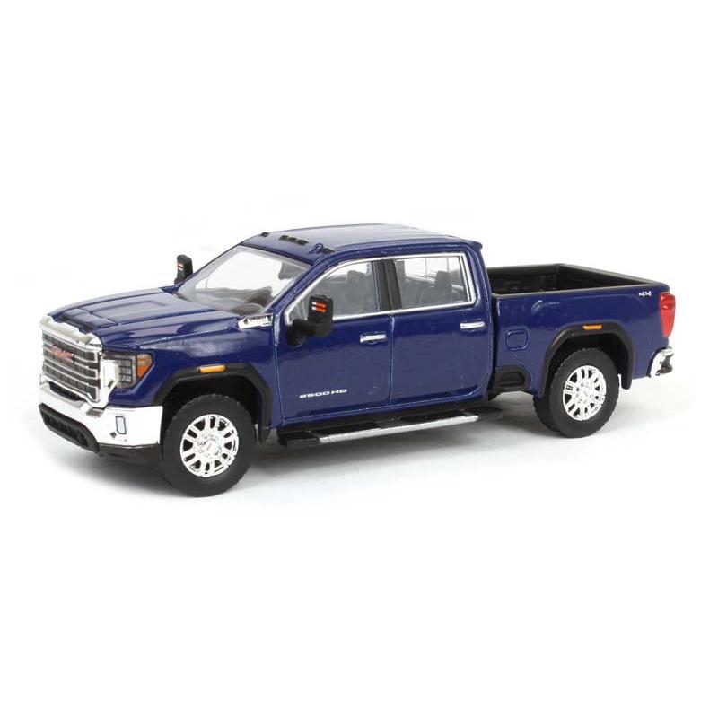 2022 GMC Sierra 2500HD SLT - Pacific Blue (Exclusive) Diecast 1:64 Scale Model - Karson Diecast Co. 51561B