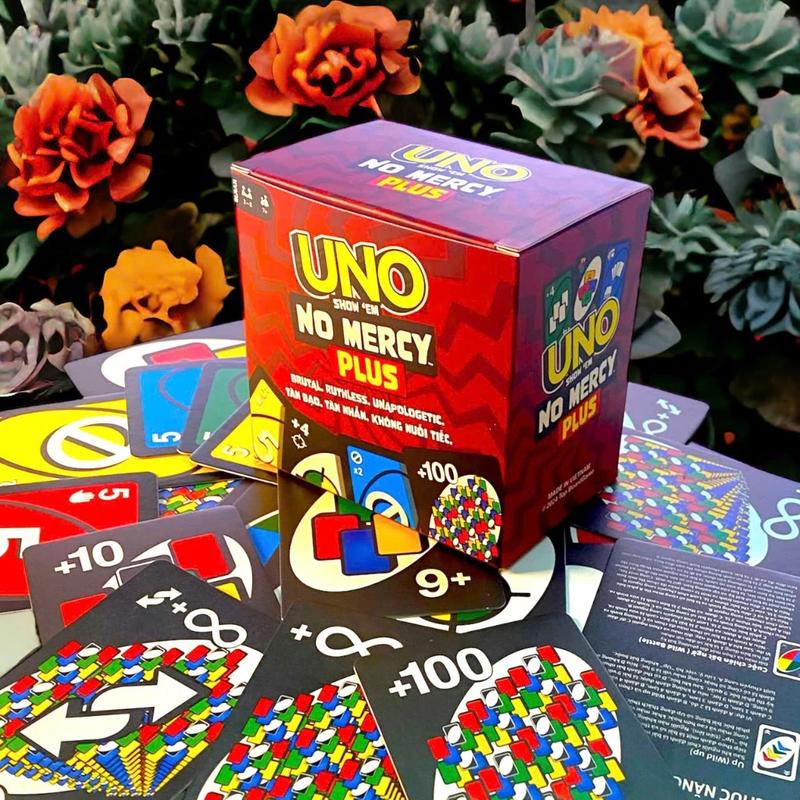 [HIGH QUALITY PRODUCTS] UNO NO MERCY – The Hottest Card Game - Special Edition With Interesting Reversal Rules, Making The Game Even More Dramatic And Surprising, Ideal Gift for Friends & Family, Set of UNO Cards in Diverse Colors,