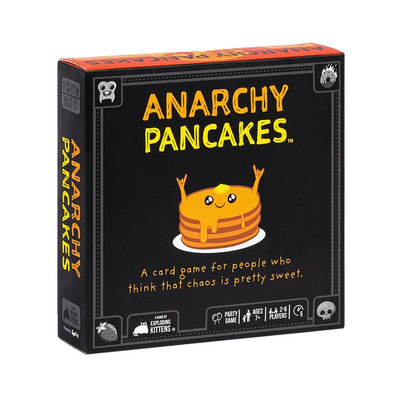 Anarchy Pancakes Fast-Paced Matching Card Game by Exploding Kittens - Family-Friendly Party Game for Kids & Families - Ages 7+