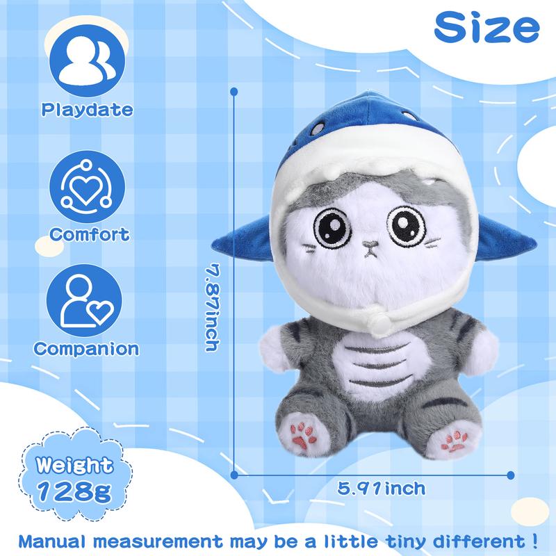 7.8inch Cute Dog Plushie with Penguin Stuffed Animal Hat - Soft Penguin Dog Plush Toy Stuffed Animal Doll