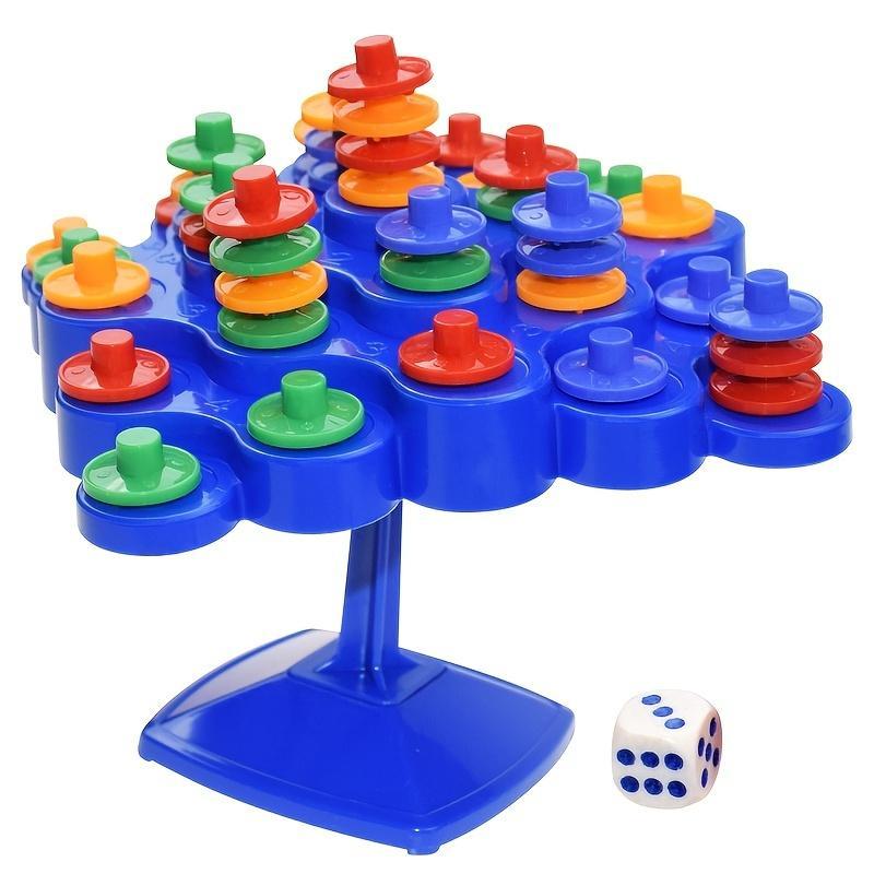 1 Set Jenga Game, Balance Tree Toy, Leisure Parent-child Interaction Game, Educational Stacking Toy For Kids