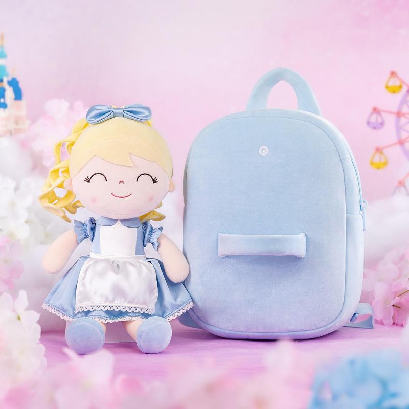 (Live Only)Gloveleya 9-inch Manor Princess Dolls Toy Back Pack