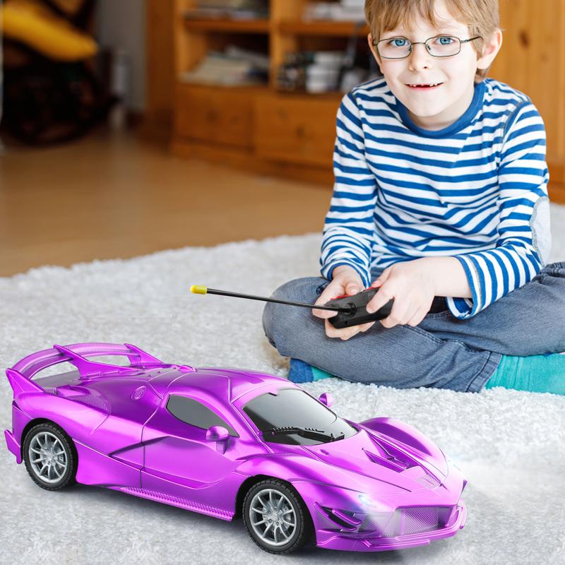 3-Color Remote Control Car for Kids (Ages 3-6) – 1 18 Scale Electric Racing RC Crawler Toy, Rechargeable & Durable