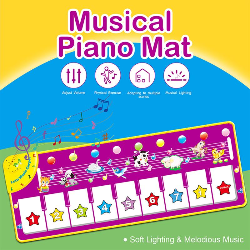 Piano Mat Musical Keyboard Floor Playmat 39.5