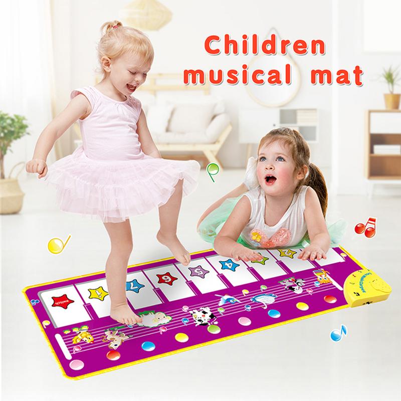 Piano Mat Musical Keyboard Floor Playmat 39.5