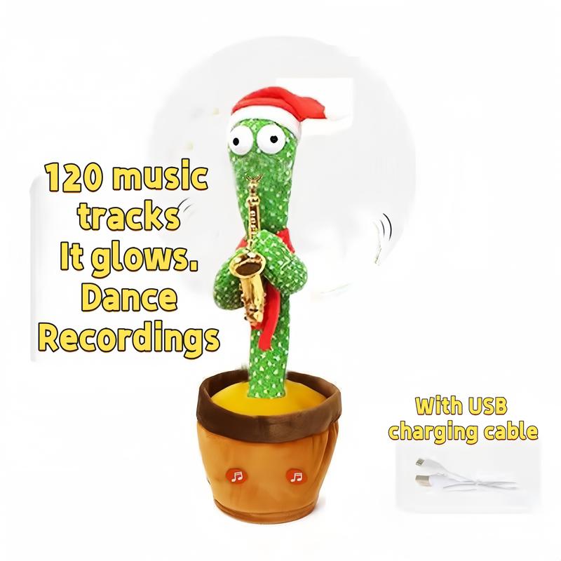 Dancing Cactus Toys,Talking Singing Toy,Repeats & Recording What You Say,2024 Latest Cactus Birthday Gift,Prank Toy,Tricky Toy C1