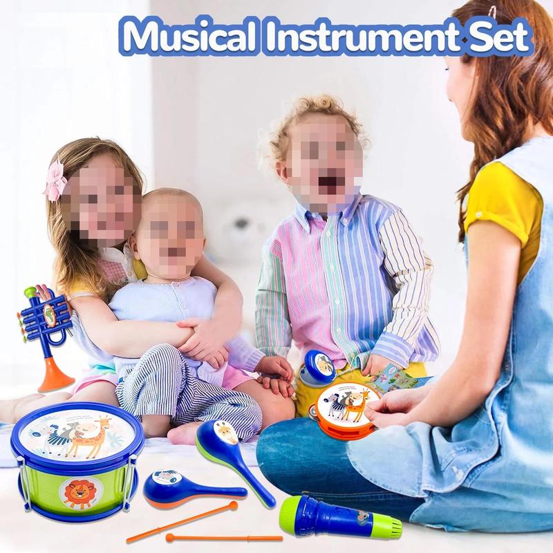 9 Pcs Instruments Toy for Kids, Musical Toys for Boys Girls, Birthday Christmas Gifts for Children