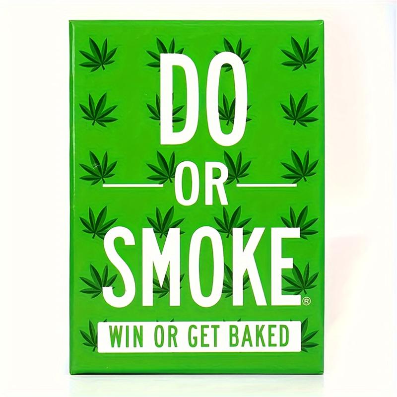 Do or Smoke - Adult Party Card Game with Daring Challenges for Leisure Gatherings, Interactive Fun, Novelty Gift for Ages 14+ | Material: Cardboard